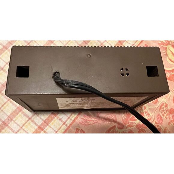 Vintage Spartus Digital Alarm Clock 1120-C1 W Wood Grain Portable 60hz Retro - Picture 3 of 6